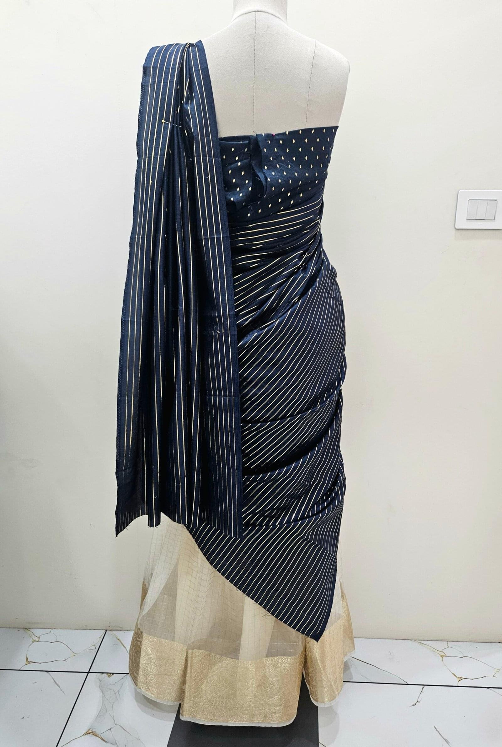 Dhavani Set (navy blue colour) - Image 2